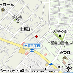 愛知県名古屋市天白区土原3丁目1210周辺の地図