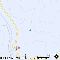 愛知県北設楽郡設楽町大名倉安天山周辺の地図