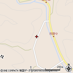 兵庫県丹波篠山市市野々185周辺の地図
