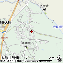 京都府京都市左京区大原上野町352周辺の地図