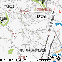 静岡県熱海市伊豆山周辺の地図