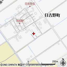 滋賀県近江八幡市日吉野町188周辺の地図