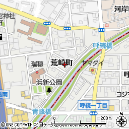 愛知県名古屋市瑞穂区荒崎町5周辺の地図