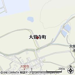 滋賀県東近江市大覚寺町周辺の地図