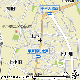 愛知県豊田市平戸橋町太戸周辺の地図