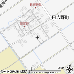 滋賀県近江八幡市日吉野町186周辺の地図