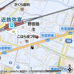 ファミリーマート近鉄弥富駅南店周辺の地図