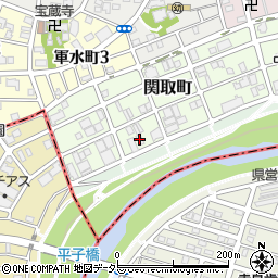 タウニーせきとり周辺の地図