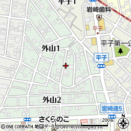 〒457-0008 愛知県名古屋市南区外山の地図