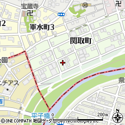 愛知県名古屋市瑞穂区関取町43-4周辺の地図