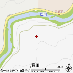 愛知県豊田市下国谷町猴田周辺の地図
