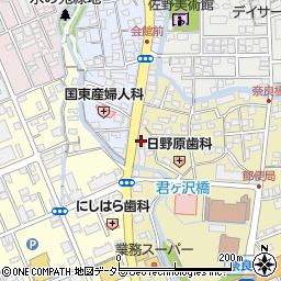 静岡県三島市南田町1-19周辺の地図