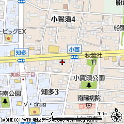 グレイス小賀須周辺の地図