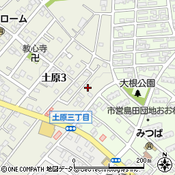 愛知県名古屋市天白区土原3丁目1214周辺の地図