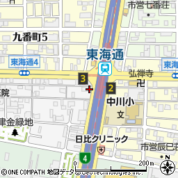 アパートニュース・ニッショー東海通支店周辺の地図
