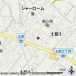 愛知県名古屋市天白区土原3丁目105周辺の地図