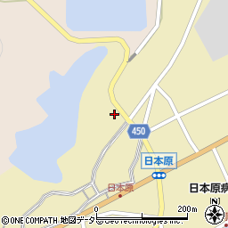 岡山県津山市日本原90周辺の地図