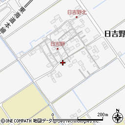 滋賀県近江八幡市日吉野町408周辺の地図