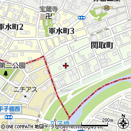 愛知県名古屋市瑞穂区関取町27周辺の地図