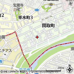 愛知県名古屋市瑞穂区関取町43周辺の地図