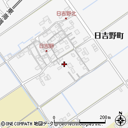 滋賀県近江八幡市日吉野町402周辺の地図