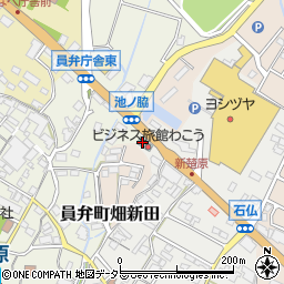 三重県いなべ市員弁町石仏1953周辺の地図