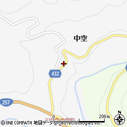 愛知県設楽町（北設楽郡）川向（マンゼ）周辺の地図