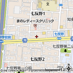 愛知県名古屋市港区七反野周辺の地図