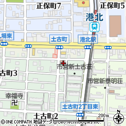 中日新聞　土古鈴木新聞店周辺の地図