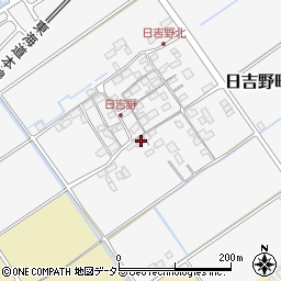 滋賀県近江八幡市日吉野町405周辺の地図