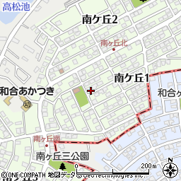 愛知県日進市南ケ丘周辺の地図