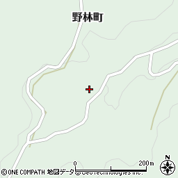 愛知県豊田市野林町下ノ切周辺の地図