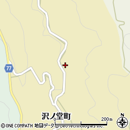 愛知県豊田市沢ノ堂町山ノ上周辺の地図