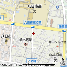 スターバックスコーヒー 東近江八日市店周辺の地図