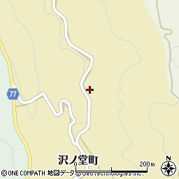 愛知県豊田市沢ノ堂町（山ノ上）周辺の地図