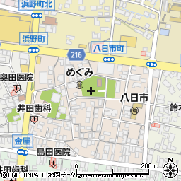 皇美麻神社周辺の地図