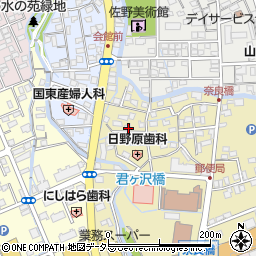 静岡県三島市南田町1-22周辺の地図
