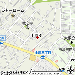 愛知県名古屋市天白区土原3丁目1018周辺の地図