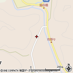 兵庫県丹波篠山市市野々184周辺の地図