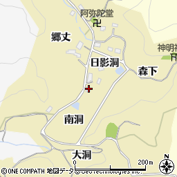 愛知県豊田市小呂町南洞155-1周辺の地図
