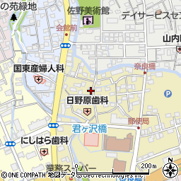 静岡県三島市南田町1-26周辺の地図