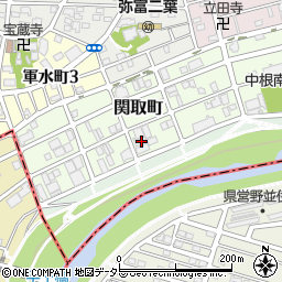 愛知県名古屋市瑞穂区関取町64周辺の地図