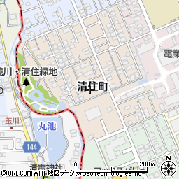 静岡県三島市清住町9周辺の地図