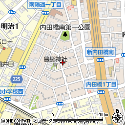 愛知県名古屋市南区内田橋1丁目周辺の地図