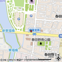 株式会社関西先導　中部支店周辺の地図