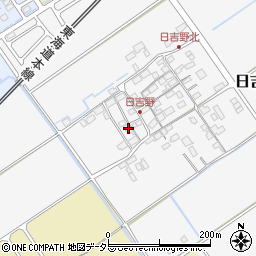 滋賀県近江八幡市日吉野町418周辺の地図