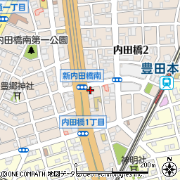 ラーメン福　内田橋店周辺の地図