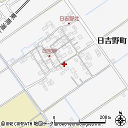 滋賀県近江八幡市日吉野町401周辺の地図