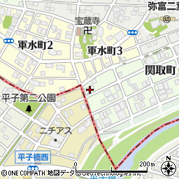 愛知県名古屋市瑞穂区関取町1周辺の地図