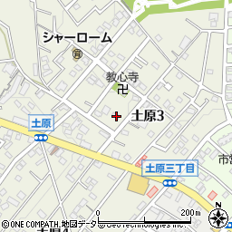 愛知県名古屋市天白区土原3丁目210周辺の地図